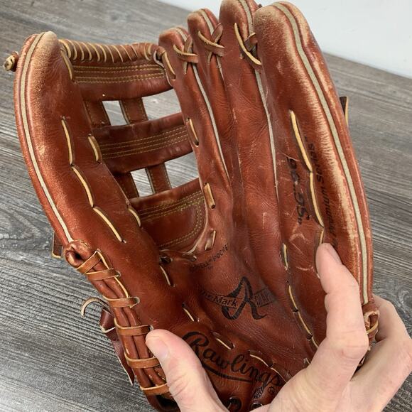 Rawlings Leather SG 96 Baseball Softball Glove Mitt SG96 Japan Made RHT - Picture 7 of 7